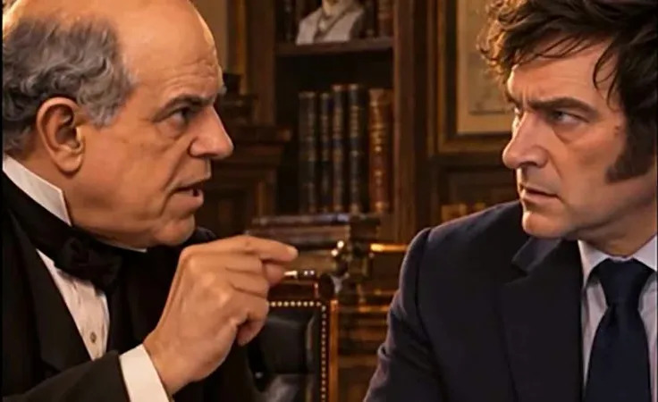 El encuentro de Milei con Sarmiento, o el regreso de los próceres a la discusión política milei sarmiento